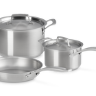 Essential 3-ply Stainless Steel 3-piece Cookware Set image number 1
